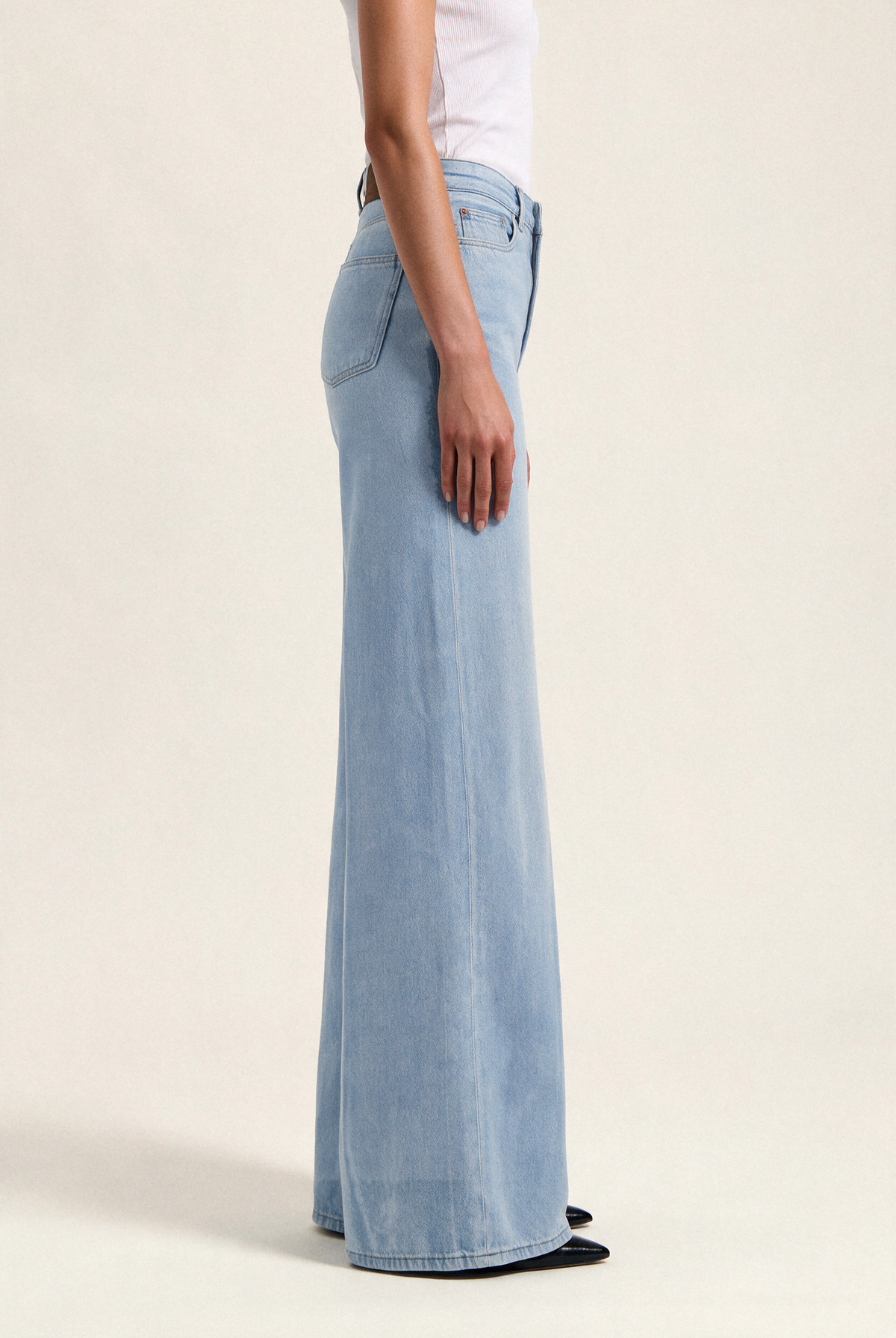Sara High Loose Flow Stone Vintage – side view