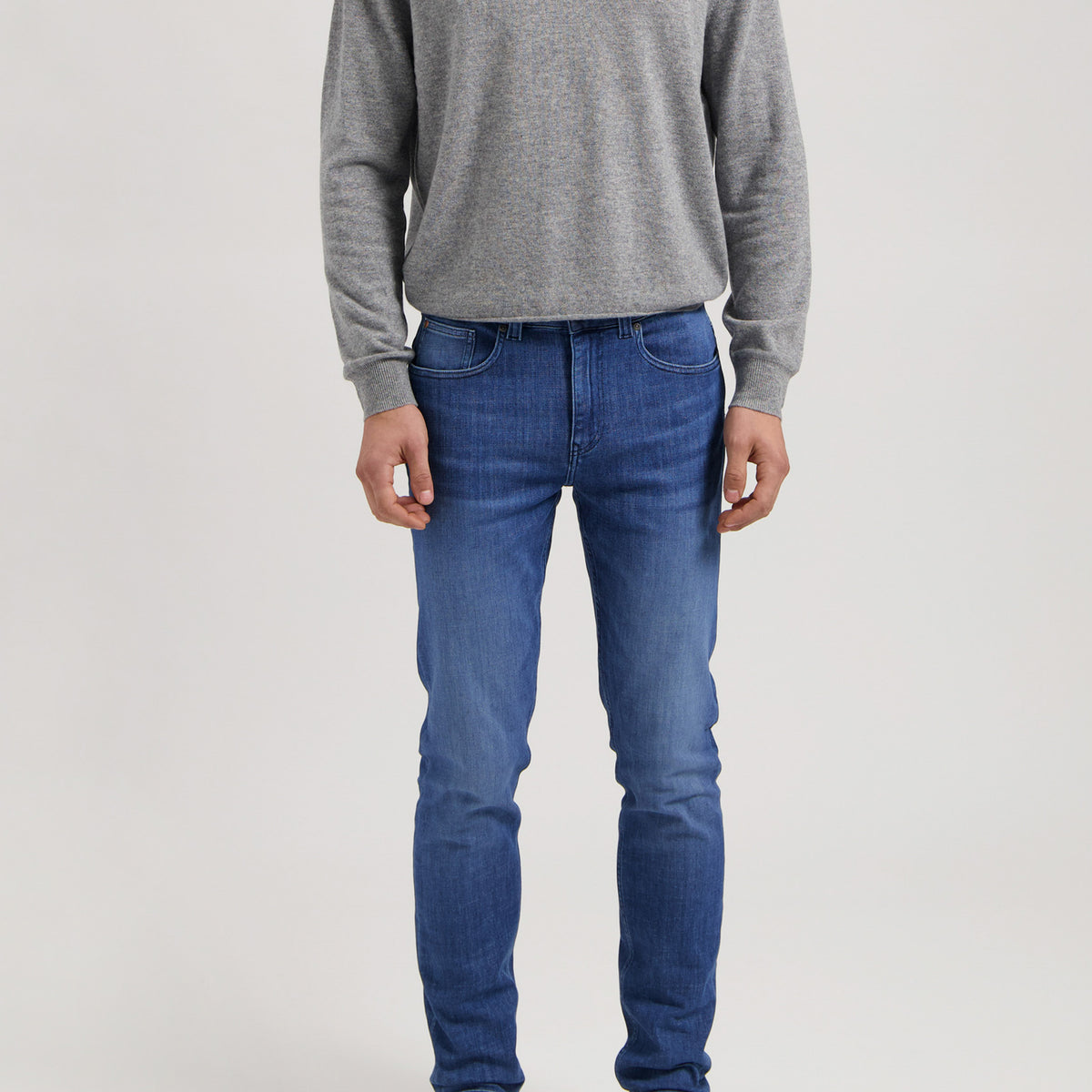 Rick Mid Slim Stone Black