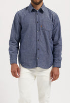 MUD Jeans | Chris Denim Shirt - Medium Stone |  Sustainable  Shirts