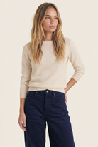 Demi High Balloon Deep Ink – half body front