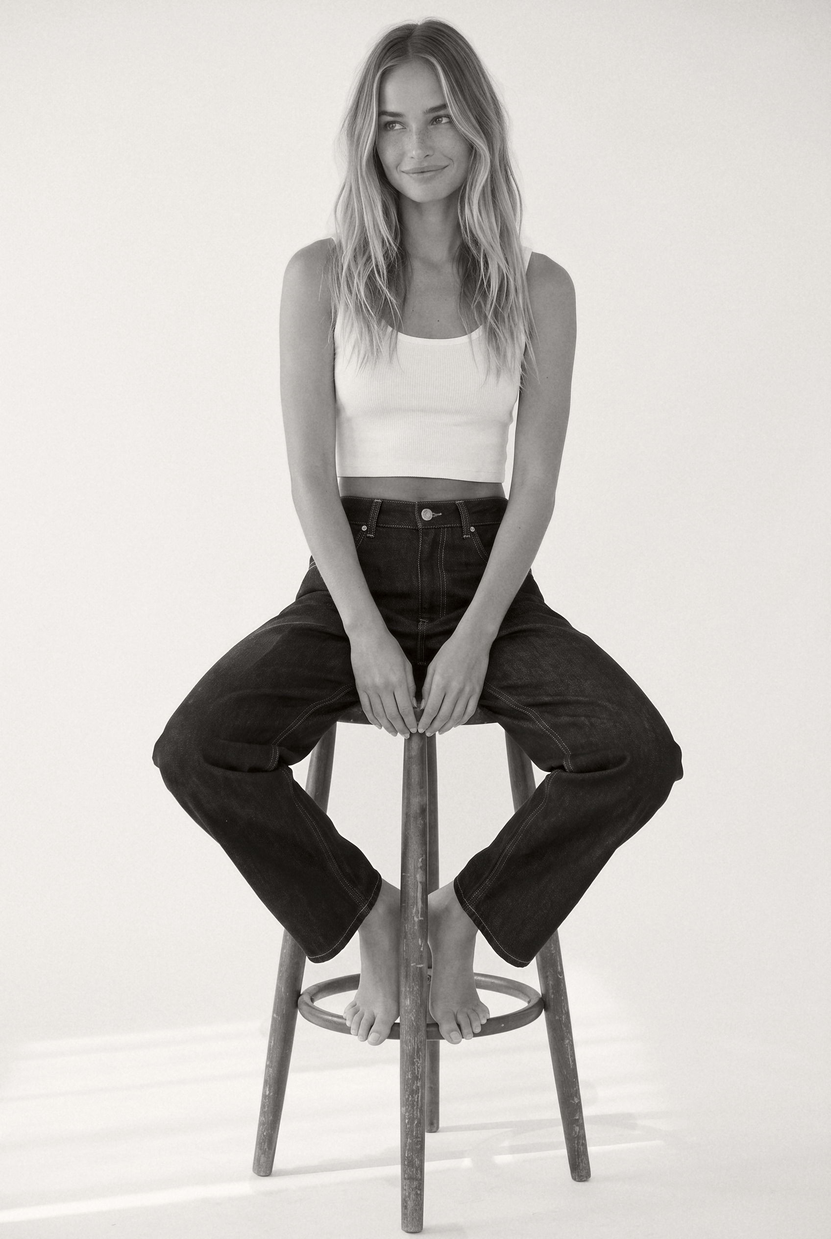 Brooke High Barrel Dry - editorial bw