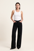 Sara High Loose Nero Nero - front