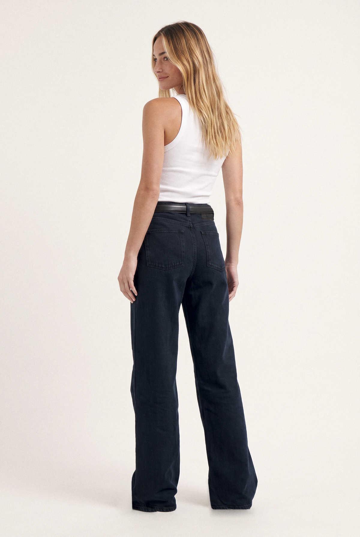Sara High Loose Faded Ink - back