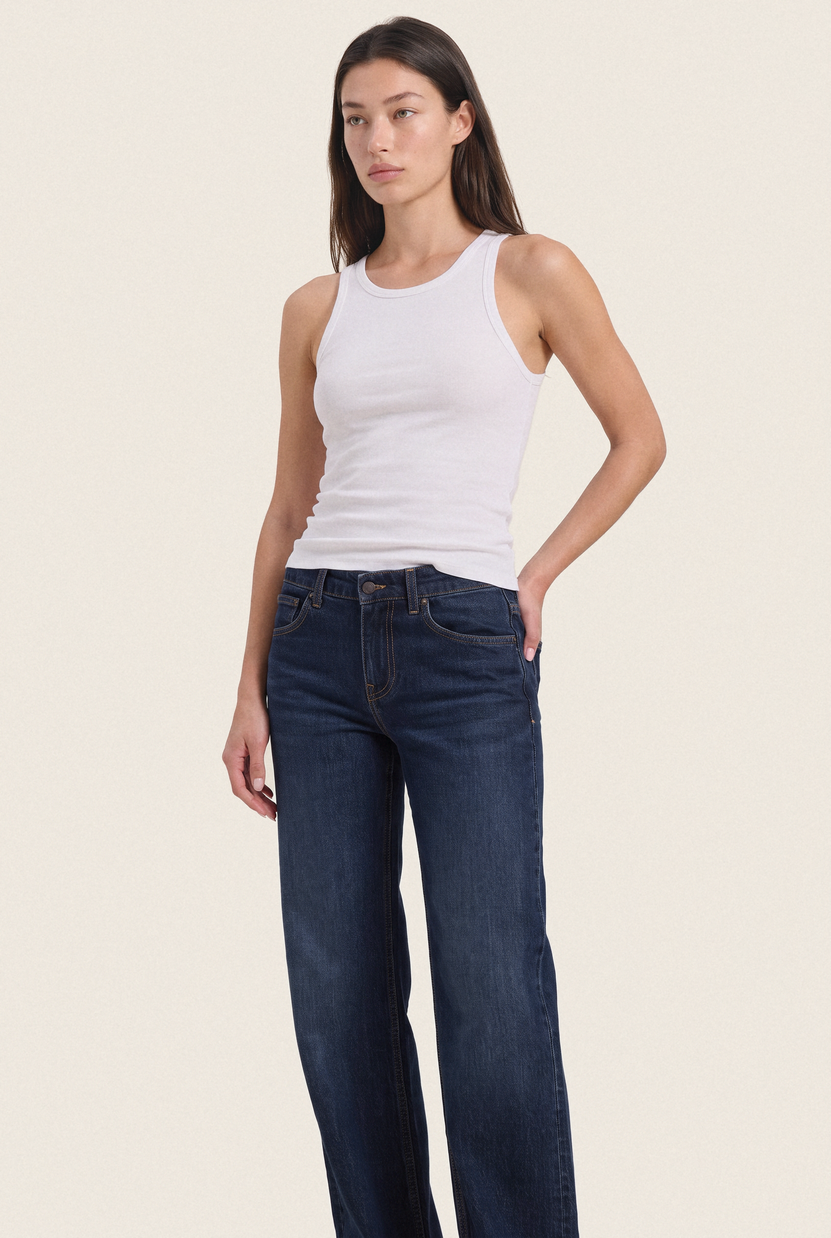 Cleo Mid Loose - Rustic Blue
