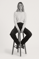 Brooke High Barrel Faded Ink - winter editorial bw