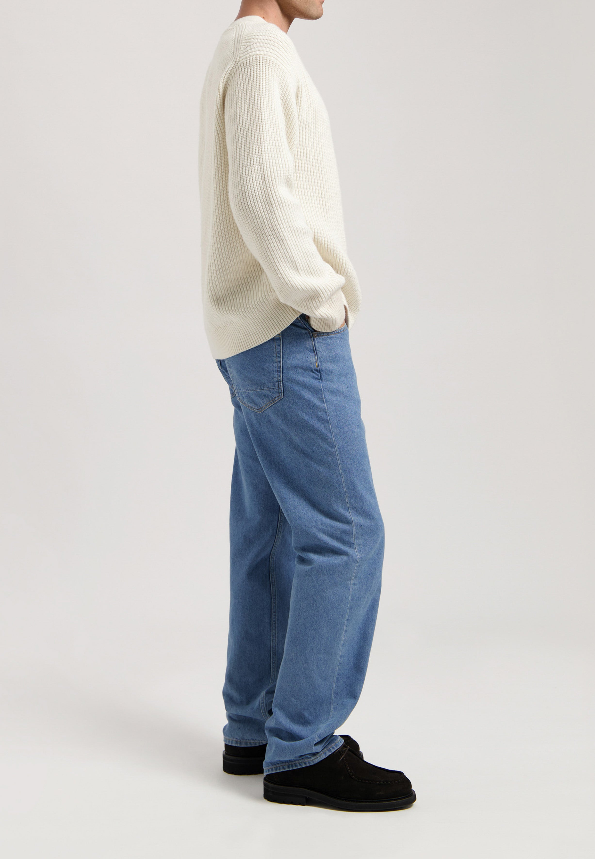 Raw tapered mid rise men's jeans main image 0