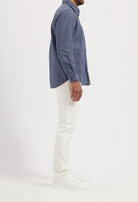 MUD Jeans | Chris Denim Shirt - Medium Stone |  Sustainable  Shirts