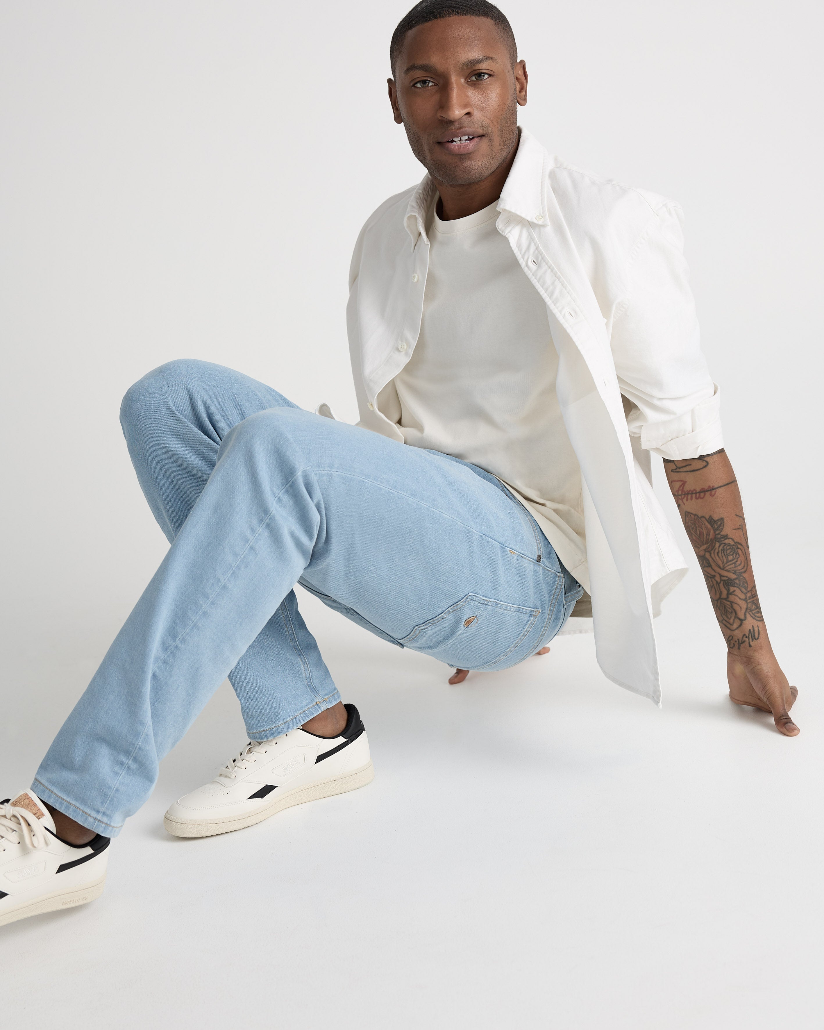 Mudjeans Dunn Low Tapered Pure Blue