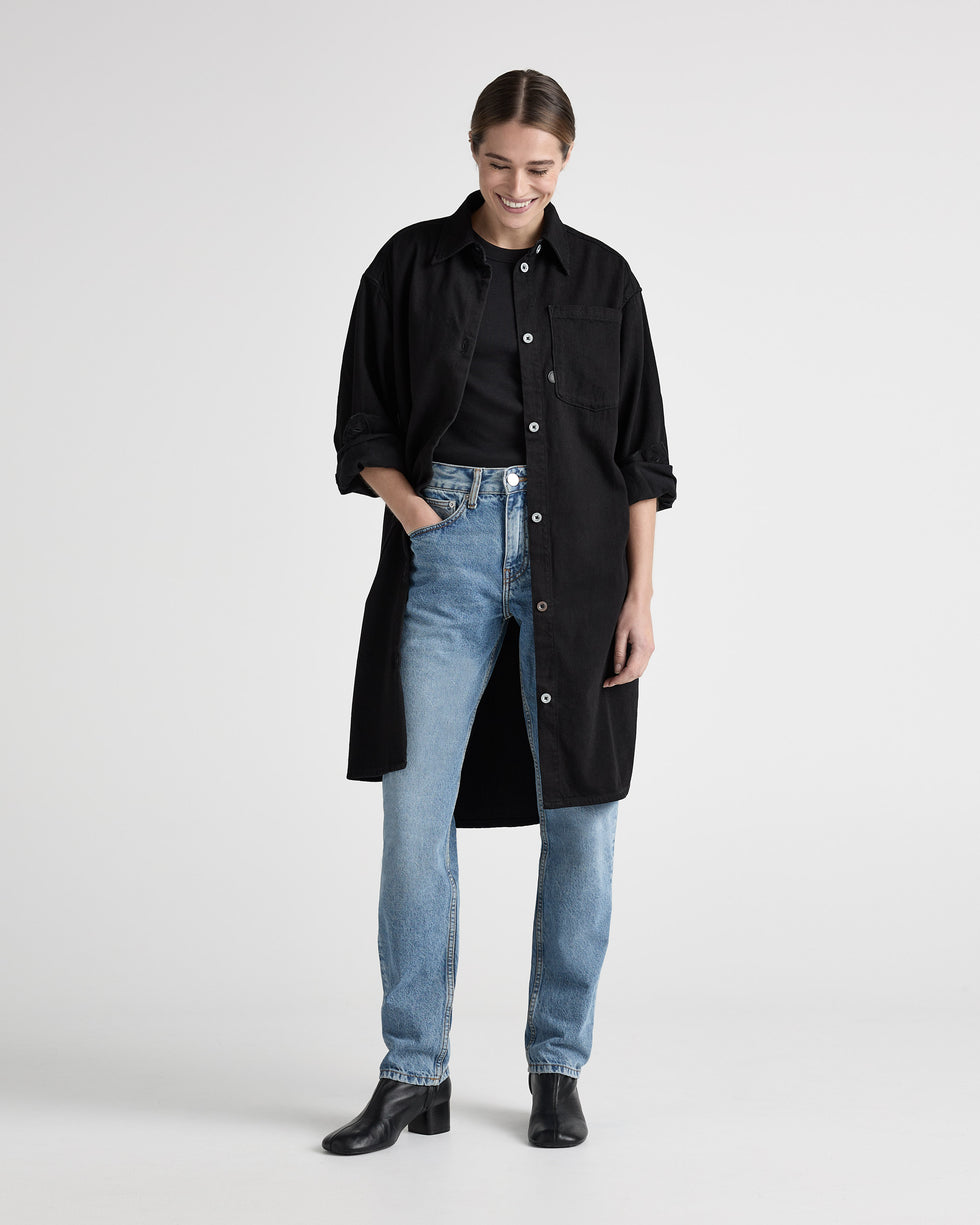 Mudjeans Ella Denim Dress Blackdip