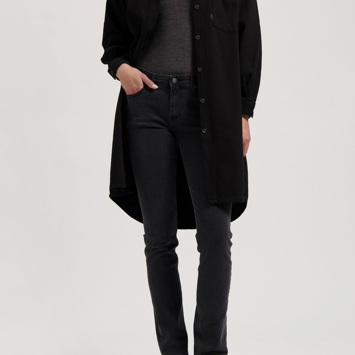 Sustainable denim dress