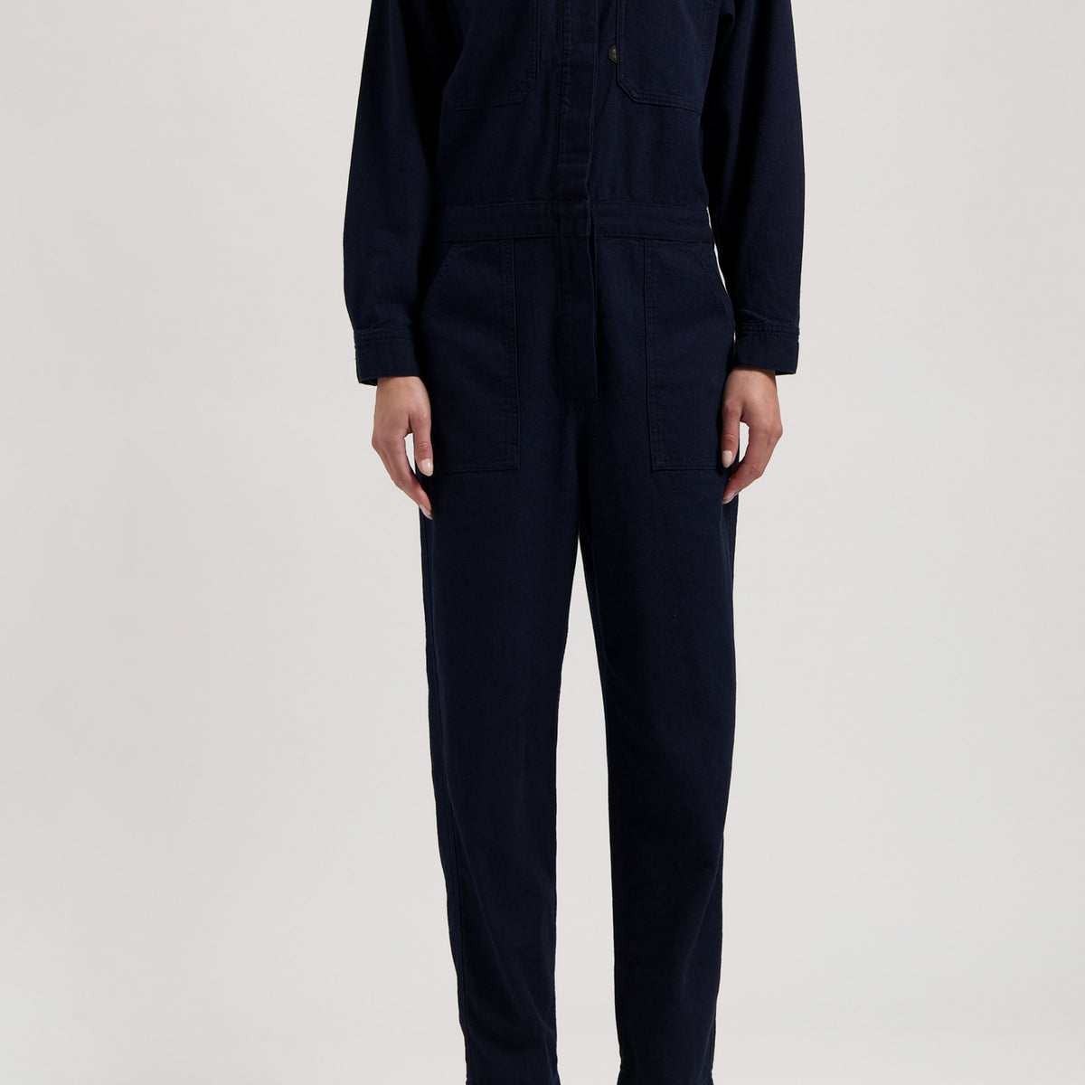Sustainable Jeans - Uma Jumpsuit - Onyx Dry - MUD Jeans
