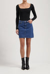 Audry Mini Skirt - Medium Stone