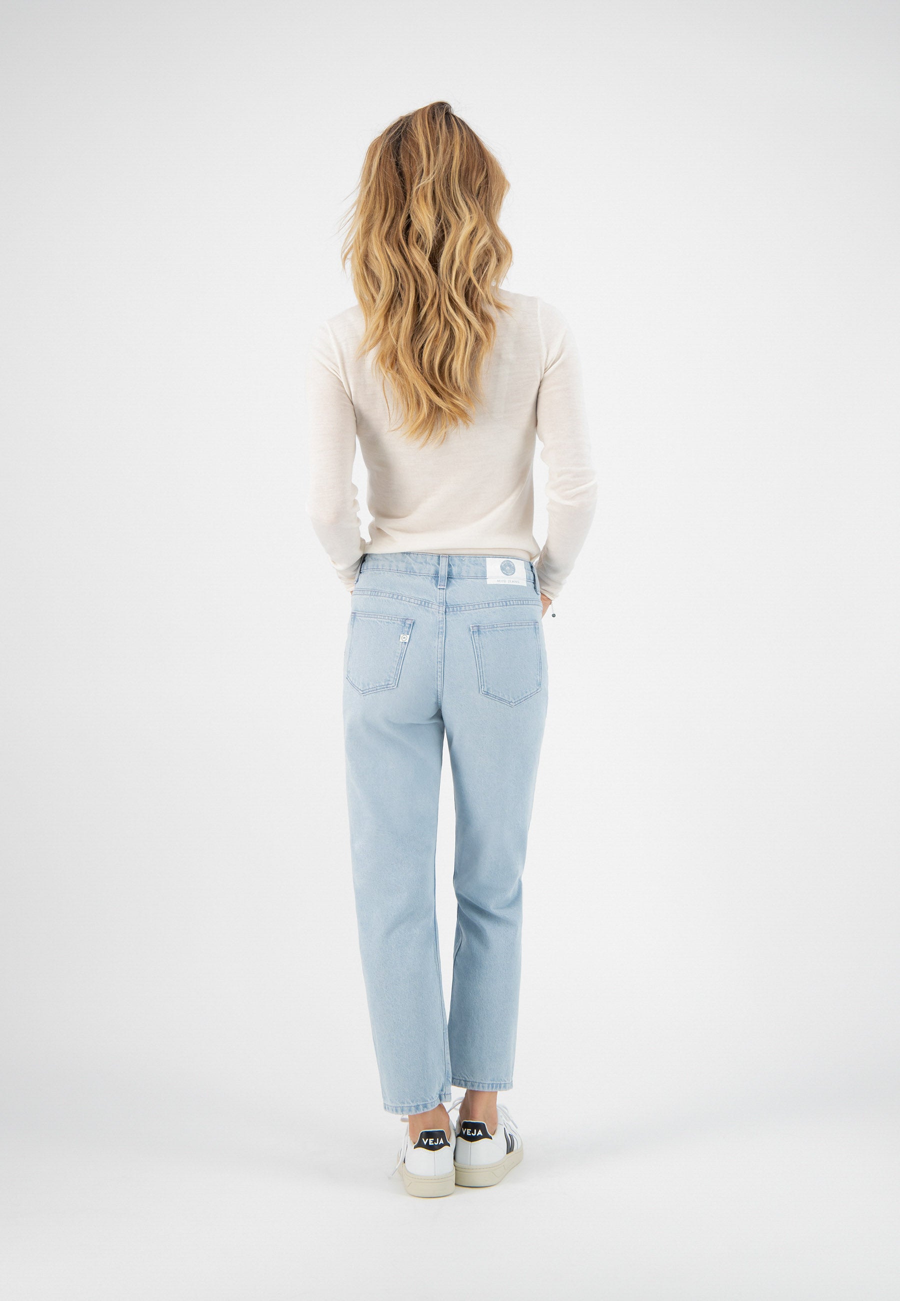 Sustainable Jeans | Cropped Mimi - Sun Stone | MUD Jeans