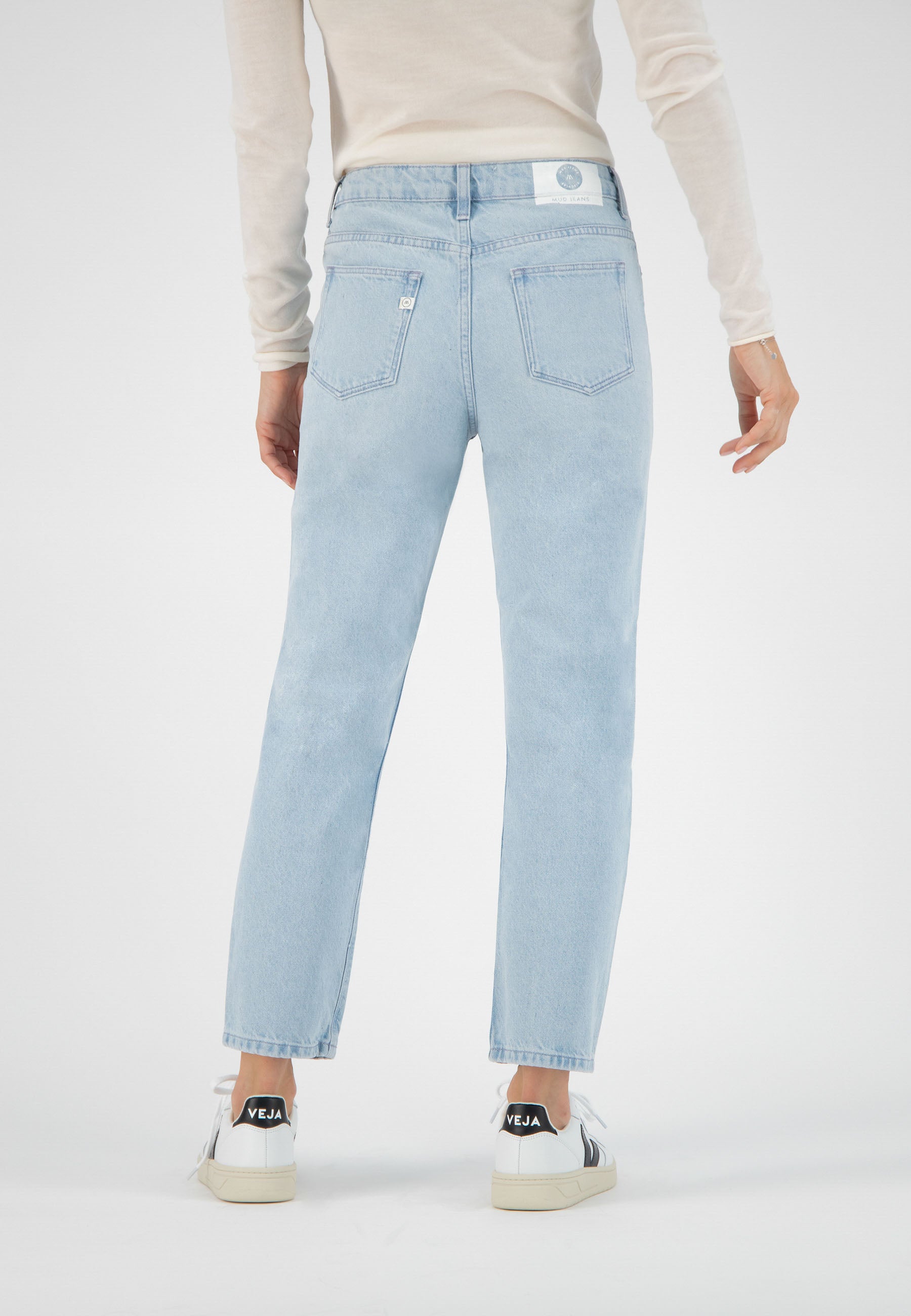 Sustainable Jeans | Cropped Mimi - Sun Stone | MUD Jeans