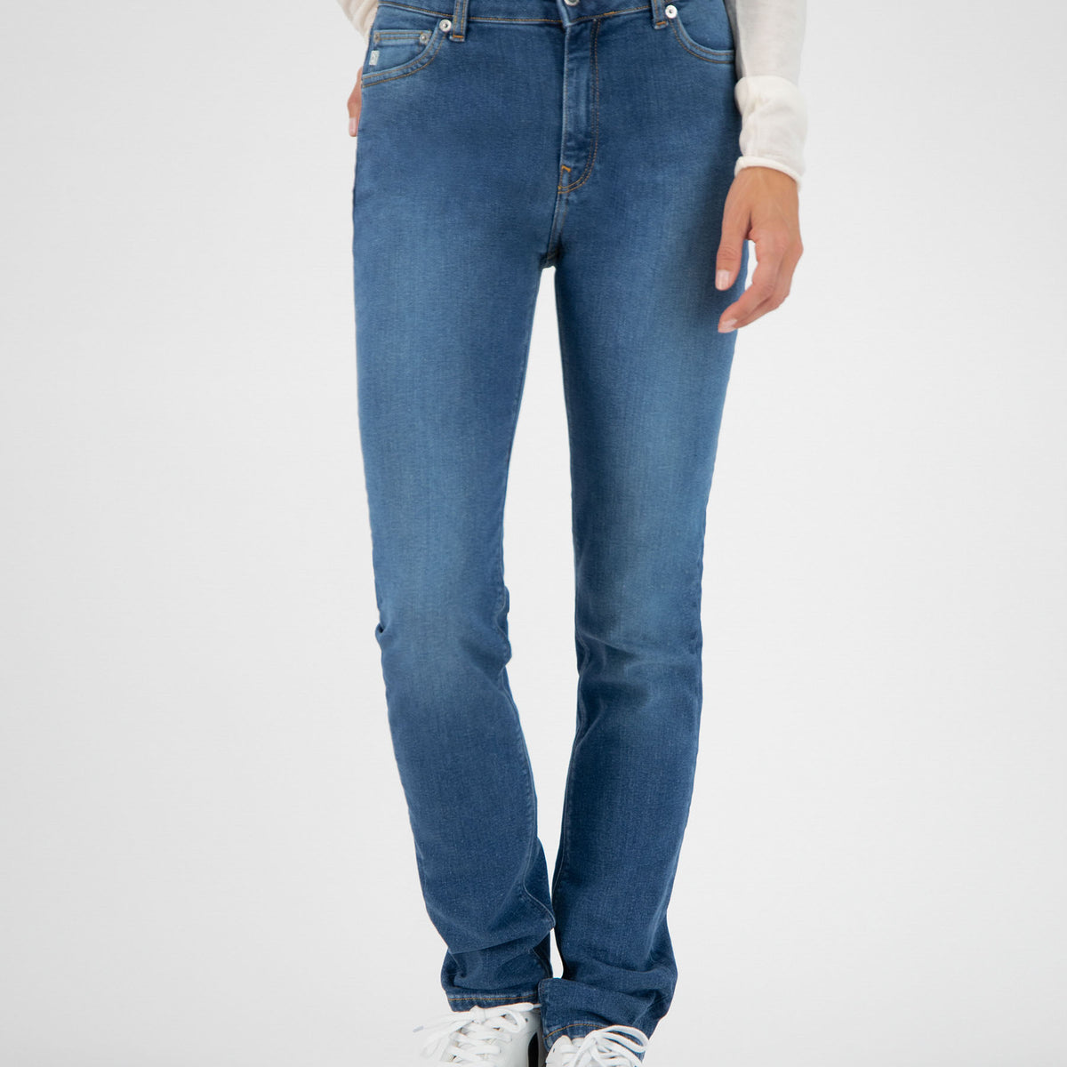 Regular Swan Women's Jeans - Authentic Indigo Wash